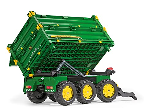 Rolly Toys Remolque 3 Ejes Rollymulti John Deere - Juguete Agrícola para Tractores Infantiles (Modelo 12/504/3) - 1 Unidad
