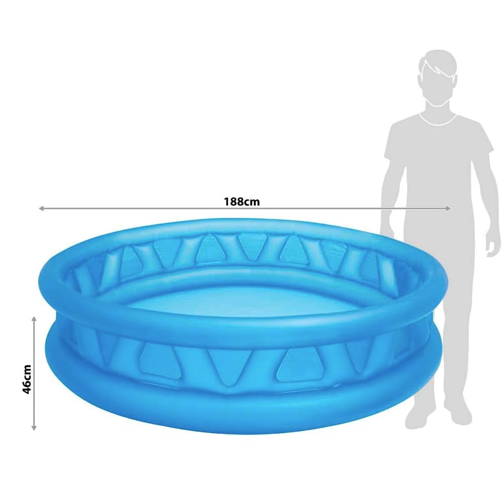Piscina Infantil Intex 58431 - 188cm Diámetro, 46cm Alto, Uso Exterior