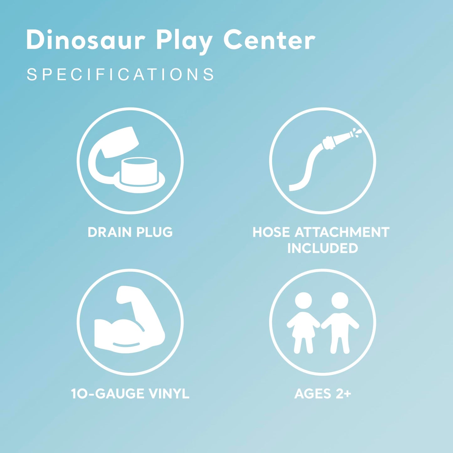Centro Acuático Intex 57444 - Temática Dinosaurio, Tobogán + Piscina 272L