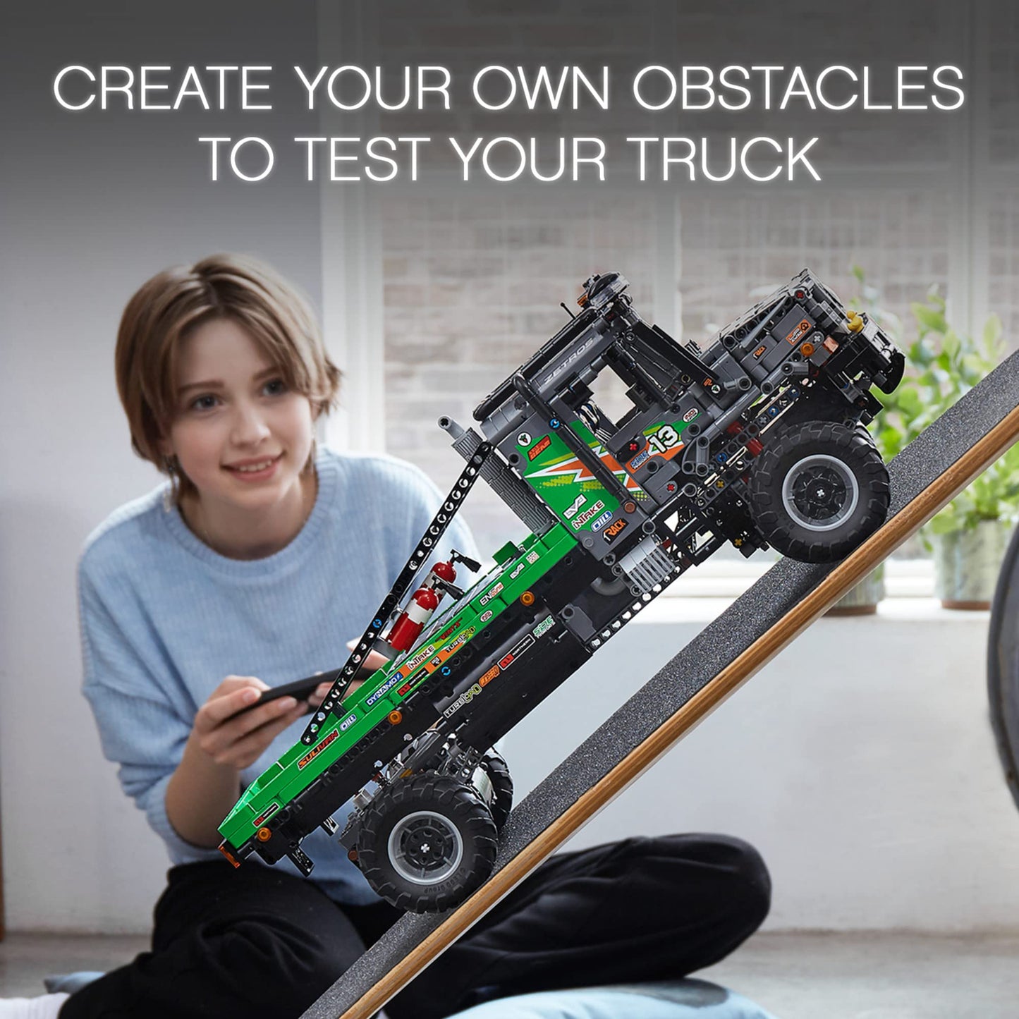 LEGO Technic 4x4 Mercedes-Benz Zetros Trial Truck 42129 - Kit de Construcción (2,110 Piezas), Control por App, Edición 2021