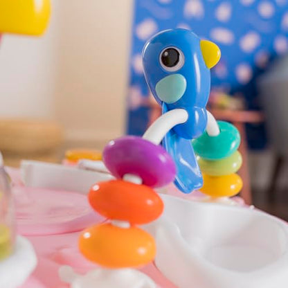 Bright Starts Around We Go - Centro de Actividades 2 en 1 (Rosa Coral)