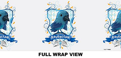 LOGOVISION Botella Agua Harry Potter - Tritan 12oz (350ml) con Pajita, Diseño Ravenclaw, para Niños/Unisex