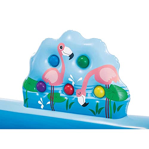 Centro Acuático INTEX 57161NP - Tobogán, Fuente y Juegos de Agua, Temática Jungla