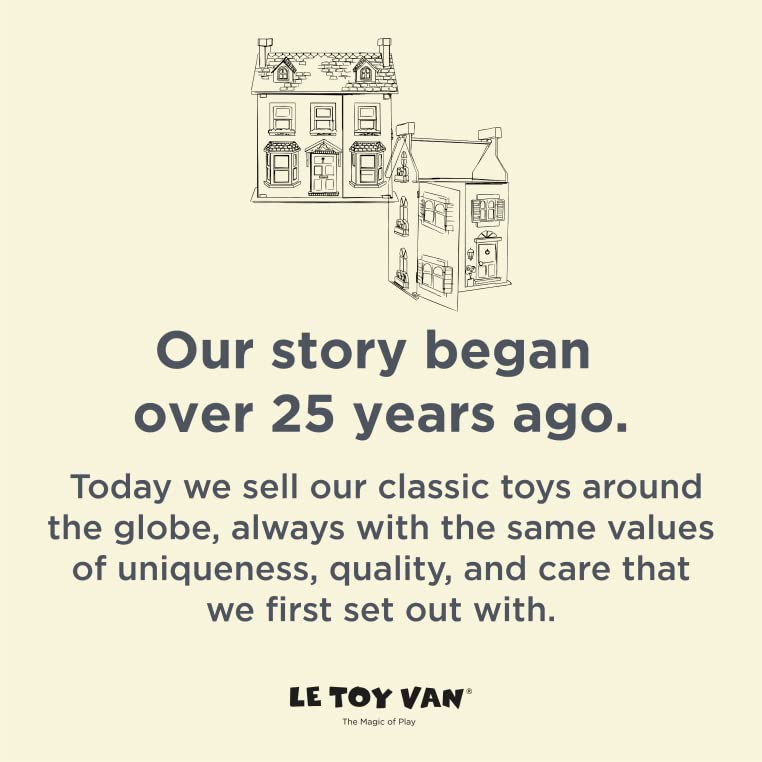 Le Toy Van London Wooden Train Set - 120 Piece Track & Accessories - Educational Toy for Boys/Girls Age 3+