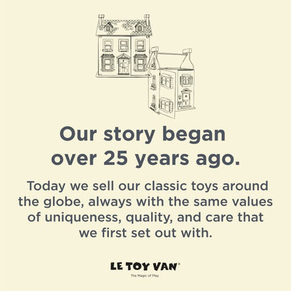 Le Toy Van London Wooden Train Set - 120 Piece Track & Accessories - Educational Toy for Boys/Girls Age 3+