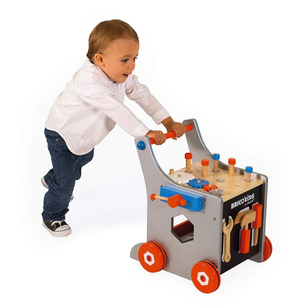Janod Taller Móvil Magnético - 25 Herramientas para Niños 18+ Meses (J06478)