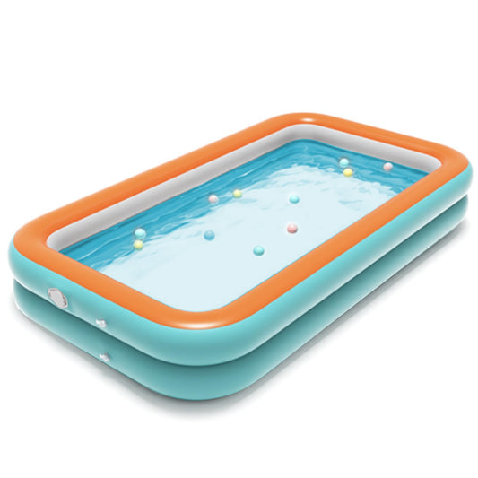 Piscina Hinchable para Niños Pequeños - 120cm Largo, 34cm Alto, Uso Exterior