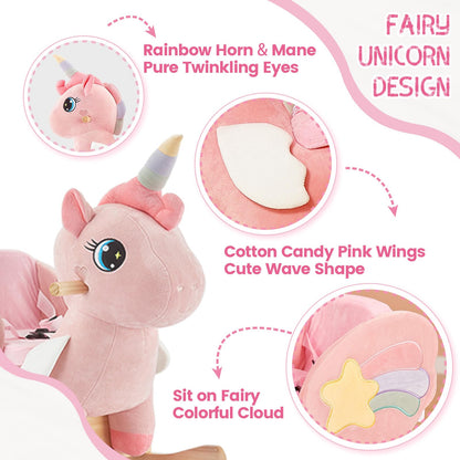 FUNLIO Caballo Mecedora Unicornio para Bebés