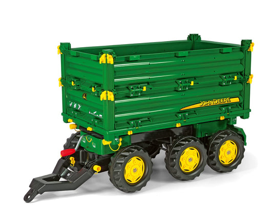 Rolly Toys Remolque 3 Ejes Rollymulti John Deere - Juguete Agrícola para Tractores Infantiles (Modelo 12/504/3) - 1 Unidad