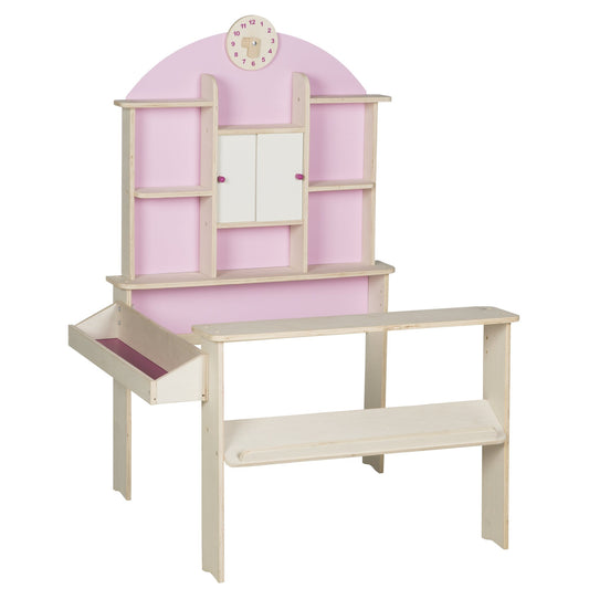 roba-kids Tienda de Madera con Mostrador - Juguete Infantil Multicolor (480022)