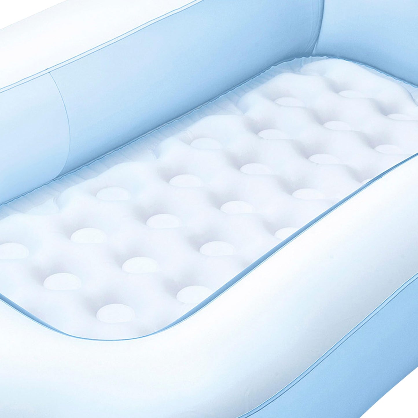 Intex Piscina Hinchable Infantil Rectangular - 166x100x25cm, 90L, Suelo Hinchable, Azul, para Niños +2 Años (57403)