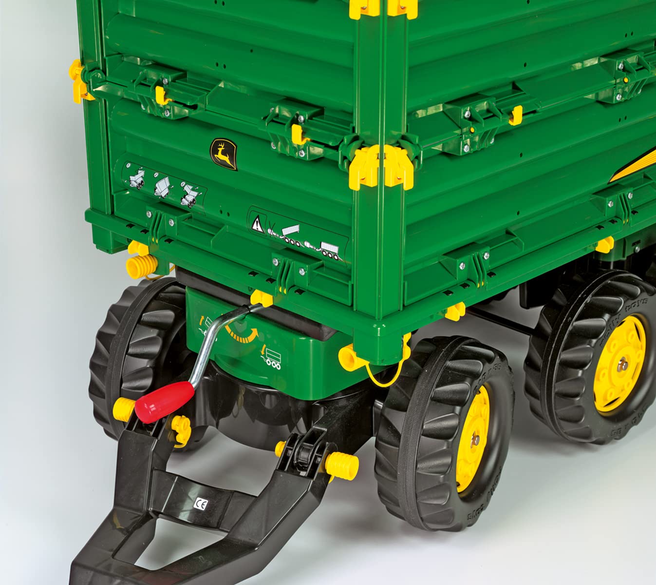 Rolly Toys Remolque 3 Ejes Rollymulti John Deere - Juguete Agrícola para Tractores Infantiles (Modelo 12/504/3) - 1 Unidad