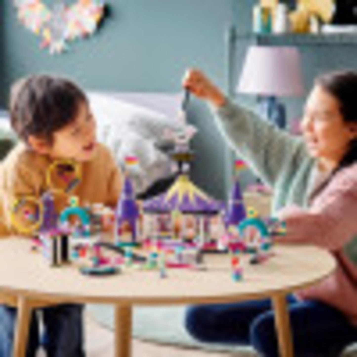 LEGO Friends Magical Funfair Roller Coaster 41685 Building Kit (974 Pieces) – Theme Park Toy with Working Coaster & Mini Dolls for Kids Ages 8+