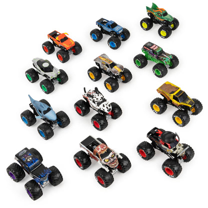 Monster Jam Lote de 12 Camiones 1:64 - Juguete Oficial para Niños 4+