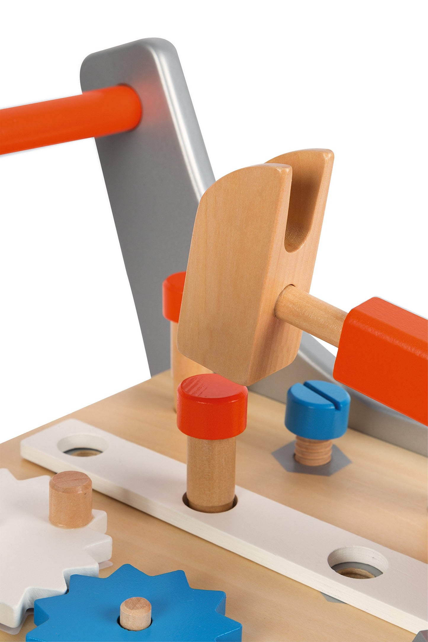 Janod Taller Móvil Magnético - 25 Herramientas para Niños 18+ Meses (J06478)