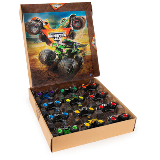 Monster Jam Lote de 12 Camiones 1:64 - Juguete Oficial para Niños 4+
